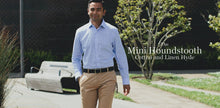 Load image into Gallery viewer, The Hyde in Mini Houndstooth Cotton and Linen