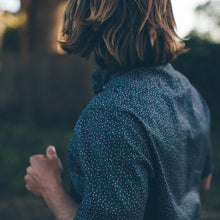 Load image into Gallery viewer, The Short Sleeve Jack in Navy Mini Floral
